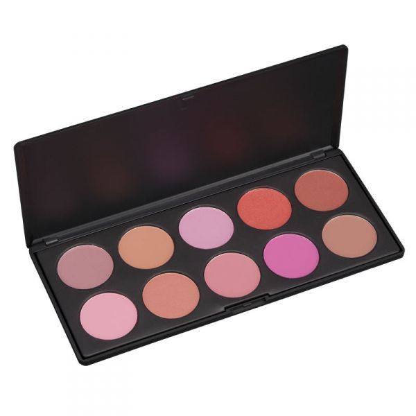 Paleta com 10 blushes